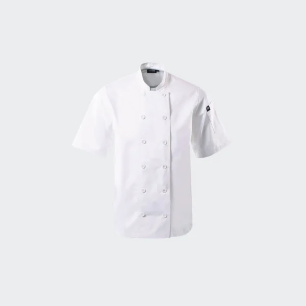 Rolando-Chefwear_2023_Chef-Jackets_Pascal-White-1 Pascal Short Sleeve