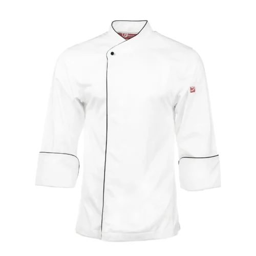 Artisan' Egyptian Cotton Long Sleeve Premium Executive Chef Jacket- White