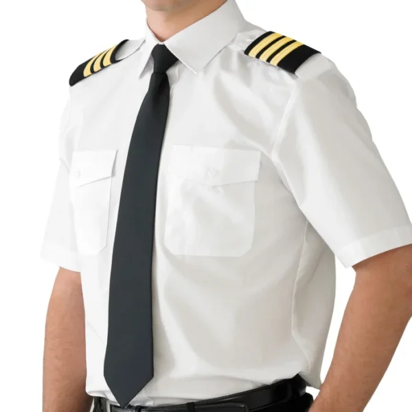Pilot Shirts – Short Sleeve Top Button
