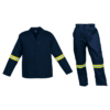 CON-11-OD-dark-navy Budget Poly Cotton Conti Suit with Reflective