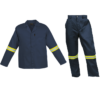 CON-11-OD-navy Budget Poly Cotton Conti Suit with Reflective