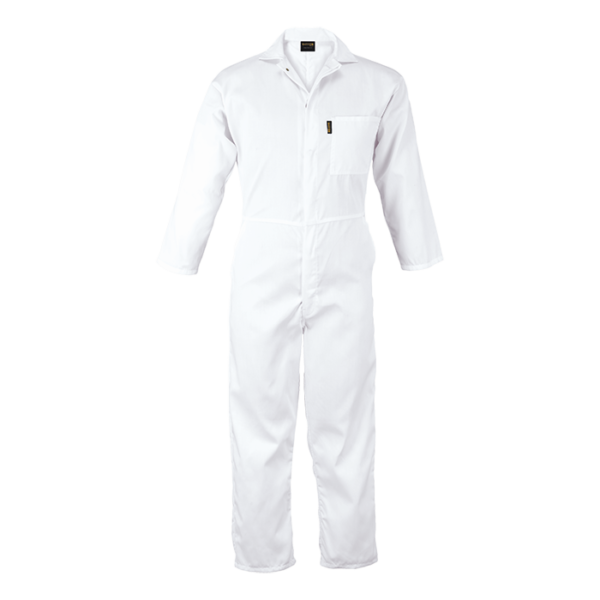 CON-11-PA-white Budget Boiler Suit