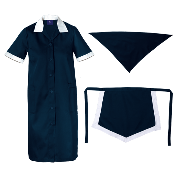 GFT-11-RM-dark-navy Poly Cotton 3 Piece Set Ladies