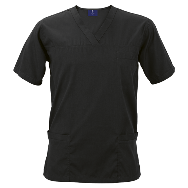 GFT-11-RV-black Riley Scrub Top